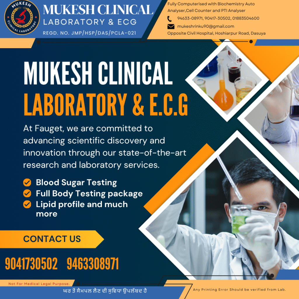 Blue and Orange Modern Latest Innovations in Biotechnology Instagram Post