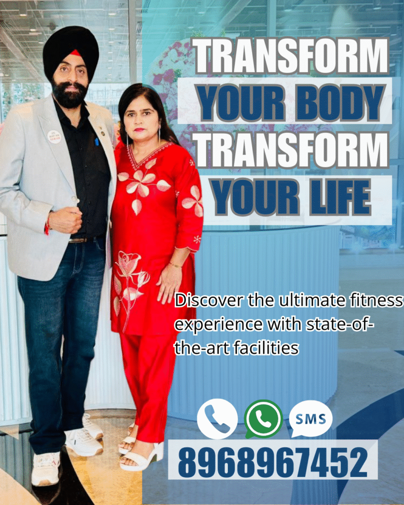 Blue and White Modern Gym & Fitness Center Instagram Post